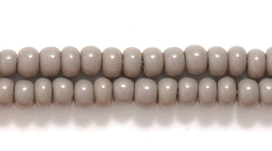 8SB105: CZ Seed Bead Opaque Gray 8/0 6HK