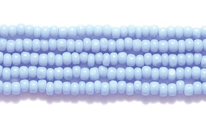 13SB170-C: CZ Seed Bead Charlotte Powder Blue 13/0 18HK