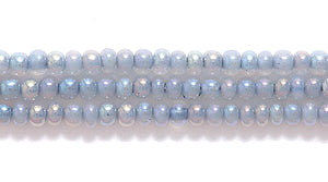 11SB605-AB: CZ Seed Bead Pearl Gray AB 11/0 6HK