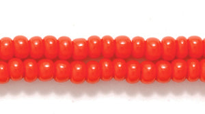 8SB142: CZ Seed Bead Opaque LT Red 8/0 3HK