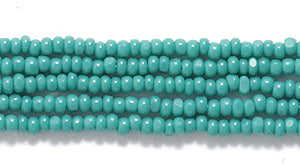 13SB186-C: CZ Seed Bead Charlotte DK Green 13/0 18HK