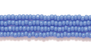 13SB172-C: CZ Seed Bead Charlotte Opaque LT Blue 13/0 18HK