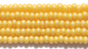 10SB122-TA: CZ Seed Bead Terra Pearl Opaque Maize Yellow 10/0 5HK