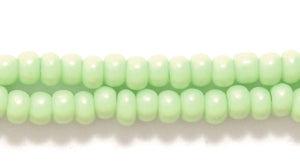 8SB181: CZ Seed Bead Opaque Lime Green 8/0 3HK