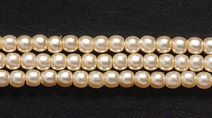 2GP614: CZ Glass Pearl Off White 2mm 1200PC