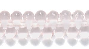 40DP291: CZ Drop Pink 4x6mm [top Hole] 1200PC