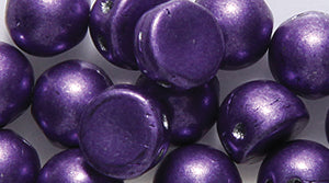 7CA897-S: CZmates Cabochon 2-hole Bodacious Purple 7mm 18PC