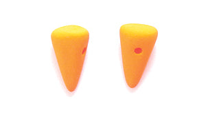 3DP638-NM: CZ Spike Neon Orange Matte 4x7-5x8mm 200PC