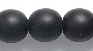 10RD109-M: CZ Round Black Matte 10mm 200PC