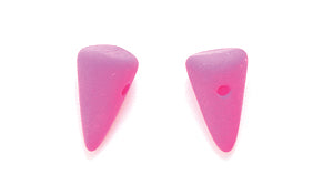 3DP694-NM: CZ Spike Neon Pink Matte 4x7-5x8mm 200PC