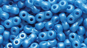 25TQ965: Czech Infinity Powdery Prl Azure Sky 2x5mm - 1200 Pieces