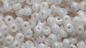 25TQ312: Czech Infinity White Luster 2x5mm - 1200 Pieces