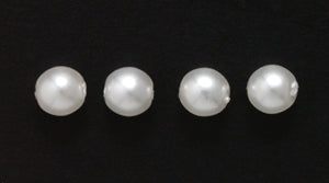 4GP612-L: CZ Glass Pearl White 4mm Loose 1200PC