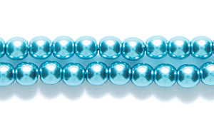 3GP664: CZ Glass Pearl Aqua Blue 3mm 1200PC