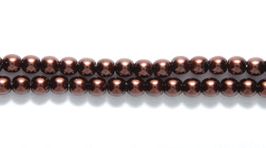 2GP658: CZ Glass Pearl DK Brown 2mm 1000PC