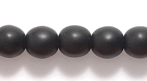 6RD109-M: CZ Round Black Matte 6mm 300PC