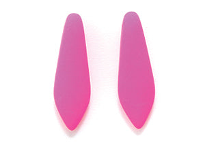 92DP694-NL: CZ Spear Neon Pink Matte Loose 5x16mm 60PC