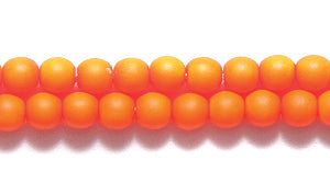 3RD638-NM: CZ Round Orange Neon Matte 3mm 600PC