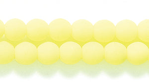 4RD622-NM: CZ Round Yellow Neon Matte 4mm 540PC