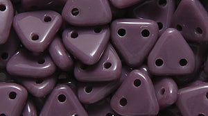 62TI197: CZmates Triangle Opaque Purple 6mm 60pc 60PC