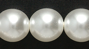 10GP612: CZ Glass Pearl White 10mm 200PC