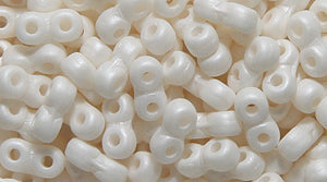 25TQ910-NG: Czech Infinity Lumi Powdery White 2x5mm Gid - 1200 Pieces