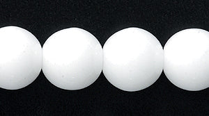 8RD112: CZ Round Opaque White 8mm 500PC