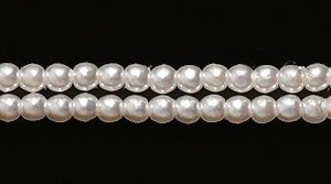 2GP612: CZ Glass Pearl White 2mm 1000PC