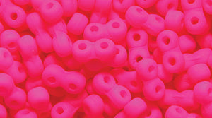 25TQ694-NM: Czech Infinity Neon Pink Matte 2x5mm - 1200 Pieces