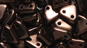 62TI556-C: CZmates Triangle Dark Bronze 6mm 60pc 60PC