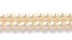 3GP614: CZ Glass Pearl Cream 3mm 1000PC