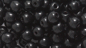 4RD109-L: CZ Round Black 4mm Loose 400PC