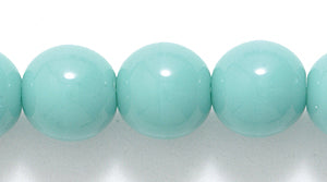 8RD185: CZ Round Opaque Turquoise Green 8mm 320PC