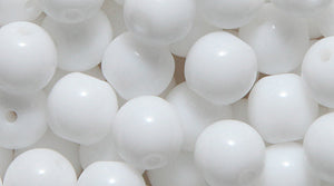 6RD112-L: CZ Round Opaque White 6mm Loose 250PC