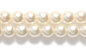 4GP614: CZ Glass Pearl Cream 4mm 1000PC