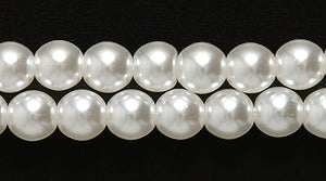 4GP612: CZ Glass Pearl White 4mm - 600PC