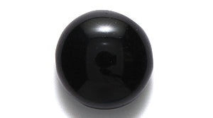 12CA109: CZ Candy Black 2 Hole 12mm 160PC