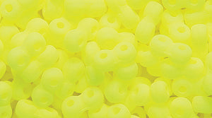 25TQ622-NM: Czech Infinity Neon Yellow Matte 2x5mm - 1200 Pieces