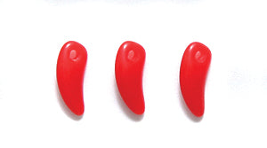 41CM144: CZ Claw Opaque MED Red 3x8mm 1200PC