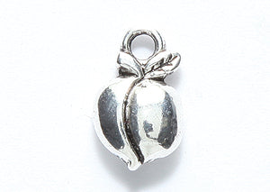 ME5966-S: CHARM Apple/peach Leaf SPL 8x14mm 20PC