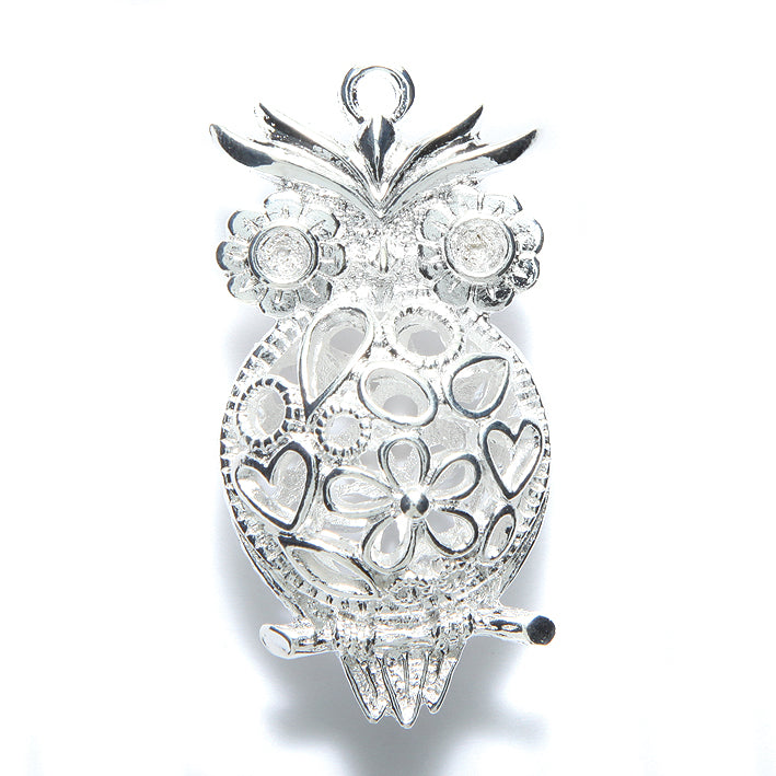 ME5734: Filigree PNDNT Owl 26x52mm SPL-2PC