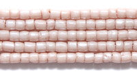 9SC153-TA: CZ Seed Bead 3-cut Opaque Terra Blush 9/0 10HK