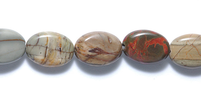 34ST451: Cherry Creek Jasper Oval 10x14mm