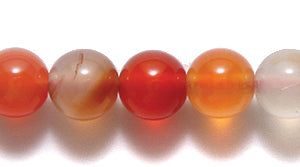 6ST428-V: Carnelian Agate Round 6mm