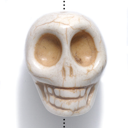 3ST50-T: Skull Cream/tan 23x30mm