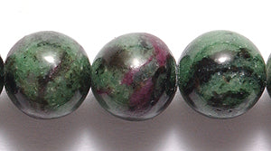 8ST467: Ruby Zoisite Round 8mm