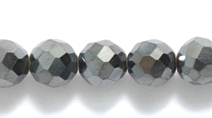 6ST403-F: Hematite Round FC 6mm