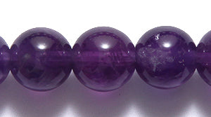 8ST414: Amethyst A Grade Round 8mm