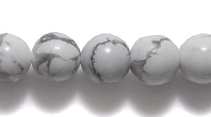 6ST405: Howlite Round 6mm