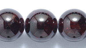 10ST418: Garnet Round 10mm A